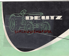 75- PARIS- ALLEMAGNE- KOLN COLOGNE- RARE BEAU CATALOGUE DIESEL DEUTZ TRACTEUR -OTTO EUGENE LANGEN -AGRICULTURE - Agriculture