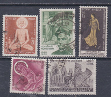 Inde N° 320 + 324 / 27 O Les 5 Valeurs Oblitérées Sinon TB - Used Stamps