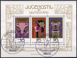 DEUTSCHLAND 1977 Mi-Nr. Block 14 O Used - 1959-1980