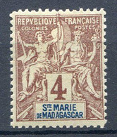Réf 53 CL2 < -- SAINTE MARIE De MADAGASCAR < Yvert N° 3 * Neuf Ch * MH - Scan Détaillé - Ongebruikt