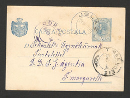 ROMANIA  - POSTCARD - STATIONERY - 1898. - Autres & Non Classés