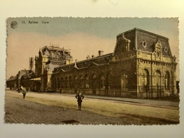 ARLON «  Nº 10 LA GARE «  PANORAMA COULEUR ANIMÉE .Albert - Aarlen