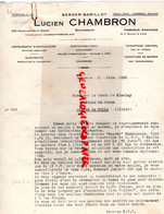 03-MOULINS RARE DOCUMENT LUCIEN CHAMBRON-BERGER BARILLOT A COMTE DE NICOLAY CHATEAU DU CREUX VALLON EN SULLY-1932- - Agricultura