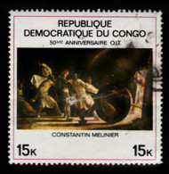 RDC - 1969 - 50ème  anniversaire De L'O. I. T. Le Métalurgiste De Constantin Meunier - Y&T N° 712 Obli - Used - (0) * - Oblitérés