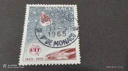 MONACO 1960-70     0.25FR -DAMGALI - Gebruikt