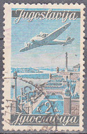 YUGOSLAVIA  SCOTT NO C19  USED   YEAR  1947 - Luchtpost