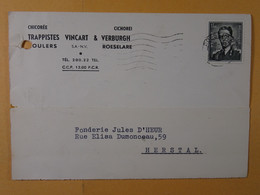 Chicorée Trappistes Vincart & Verburgh Roulers Roeselare 1958 - Levensmiddelen