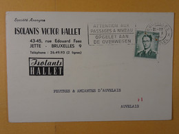 Isolants Victor Hallet Jette Bruxelles  1960 - 1950 - ...