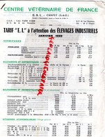 78- CHAPET-VERSAILLES-LES MUREAUX- TARIF 1965- CENTRE VETERINAIRE FRANCE-ELEVAGES INDUSTRILES-AGRICULTURE-PORCOFERRINE - Landbouw