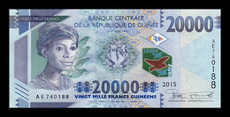 Guinea 20000 Francs 2015 Pick 50a Sc Unc - Guinee