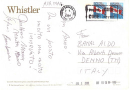 CARTOLINA PER ITALIA WHISLER - Briefe U. Dokumente