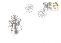 Czech:FDC, Chess, Vera Mencikova 1996 - FDC