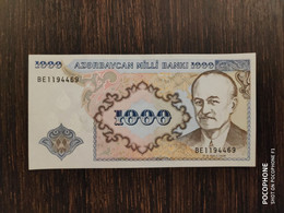 1993 Azerbaijan 1000 Manat UNC - Azerbaigian