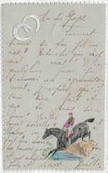 Hippisme * CPA Illustrateur Gaufrée Embossed 1906 * Jockey Hippique Saut Course Cheval * Art Nouveau Jugendstil - Paardensport