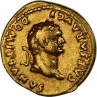 Monnaie, Domitien, Aureus, 77-78, Rome, TTB, Or, RIC:II.1 960 - The Flavians (69 AD Tot 96 AD)
