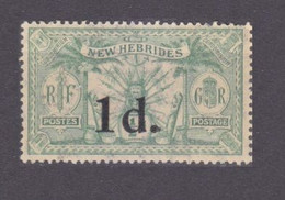 1924 New Hebrides 58 MLH Overprint - #27 5,50 € - Neufs