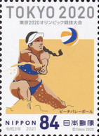 (oly10) Japan Olympic Games Tokyo 2020 Beach Volleyball MNH - Unused Stamps