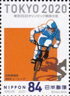 (oly15) Japan Olympic Games Tokyo 2020 Cycling BMX Racing MNH - Unused Stamps