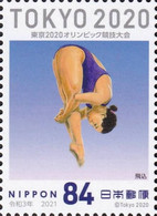 (oly19) Japan Olympic Games Tokyo 2020 Dive MNH - Unused Stamps