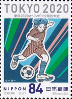 (oly24) Japan Olympic Games Tokyo 2020 Football Soccer MNH - Ungebraucht