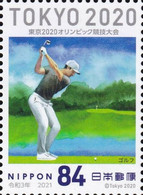 (oly25) Japan Olympic Games Tokyo 2020 Golf MNH - Unused Stamps