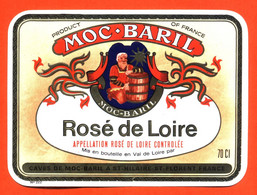 Etiquette Neuve De Vin Rosé De Loire Moc-baril à Saint Hilaire Saint Florent - 70cl - Rosé (Schillerwein)