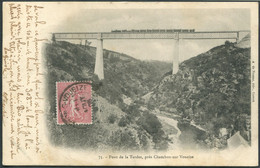 Près Chambon-sur-Voueize - Pont De La Tardes Avec Train - N°75 A. De Nussac édit. - Voir 2 Scans Larges Et Descriptif - Chambon Sur Voueize