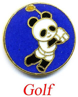 Pin's Sport XI Asian Games Pekin Chine 1990 Golf - Golf