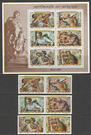 Burundi Sc# 485-487c MNH 1975 Christmas - Unused Stamps