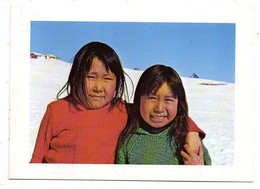 GROENLAND--Phot  Peter Juul --Enfants..............carte Double ..............à Saisir - Greenland