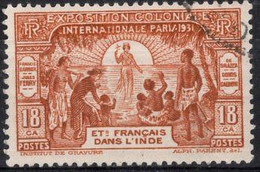 INDE Timbre-poste N°107 Oblitéré TB Cote 6€00 - Used Stamps