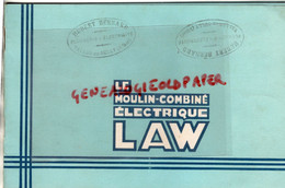 60-SENLIS- RARE CATALOGUE LE MOULIN COMBINE ELECTRIQUE LAW-AGRICULTURE-HUBERT BERNARD PLOMBERIE VALLON EN SULLY - Landbouw