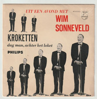 45T Single Wim Sonneveld - Kroketten (S. Carmiggelt)  Philips PE 433 322 - Andere - Nederlandstalig