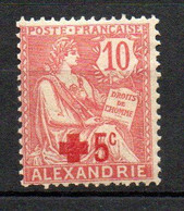 Col33 Colonie Alexandrie N° 34 Neuf X MH Cote : 2,00€ - Neufs