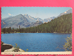 Visuel Très Peu Courant - Etats-Unis - Colorado - Bear Lake - Longs Peak - R/verso - Rocky Mountains