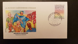Caledonia 2022 Caledonie Caledonian Youth Get Involved Stylized Stamp 1v FDC PJ - Ongebruikt
