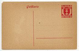 Danzig 1920's Mint 40pf. Arms Postal Card / Postkarte - Entiers Postaux