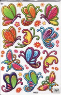 Schmetterling Insekten Tiere Aufkleber / Butterfly Sticker A4 1 Bogen 27 X 18 Cm ST096 - Scrapbooking