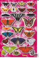 Schmetterling Insekten Tiere Aufkleber / Butterfly Sticker A4 1 Bogen 27 X 18 Cm ST289 - Scrapbooking