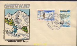 376064 MNH ANDORRA. Admón Francesa 1966 DEPORTES DE INVIERNO - Sammlungen