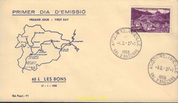 582080 MNH ANDORRA. Admón Francesa 1955 PAISAJES - Collections