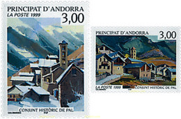 49845 MNH ANDORRA. Admón Francesa 1999 TURISMO. CONJUNTO HISTORICO DE PALS - Collections