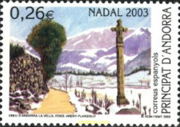 163828 MNH ANDORRA. Admón Española 2003 NAVIDAD - Usados