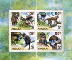 316718 MNH ANGOLA 2011 FAUNA - MACACOS - Chimpanzés