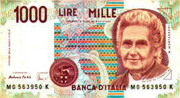 Billet  >  Italie > 1000 Lire  > C 04 - 1000 Lire