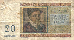 Billet  >  Belgique  > 20  Francs  > C 04 - Sonstige & Ohne Zuordnung