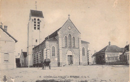FRANCE - 77 - COMBS La Ville - L'église CLC - Carte Postale Ancienne - Combs La Ville