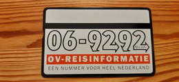 Phonecard Netherlands 247A Ov - Reisinformatie - Privées