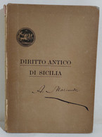 I112664 Antonio Marinuzzi - Raccolta Di Libri Di Antico Diritto Siciliano - 1911 - Old Books