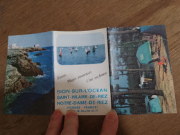 383 //  HORAIRES DES MAREES 1982 / SION SUR L'OCEAN - SAINT HILAIRE DE RIEZ - NOTRE DAME DE RIEZ / VENDEE - Europe